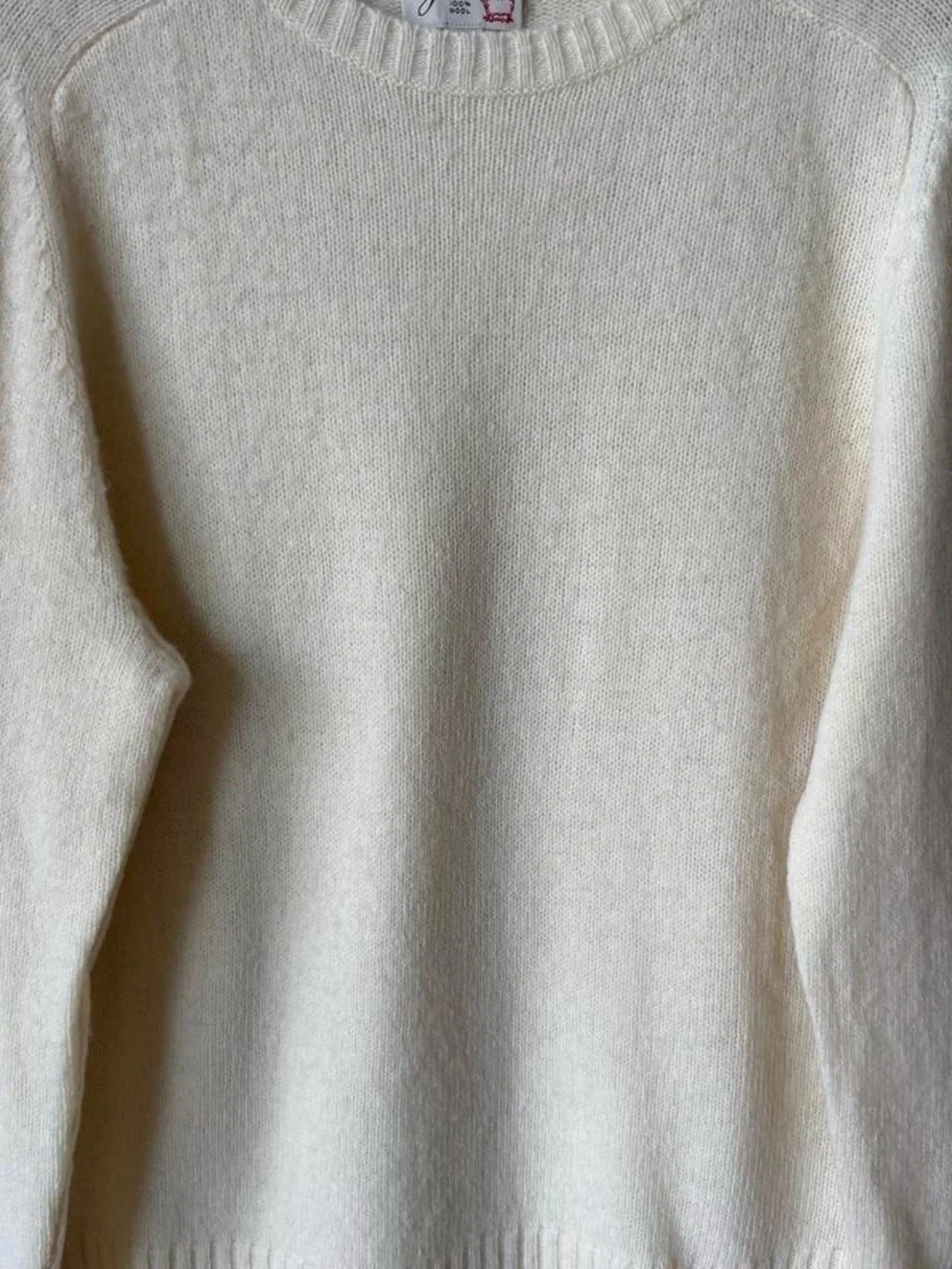 J.Crew Soft-washed 100% Wool Saddle-Sleeve Sweater